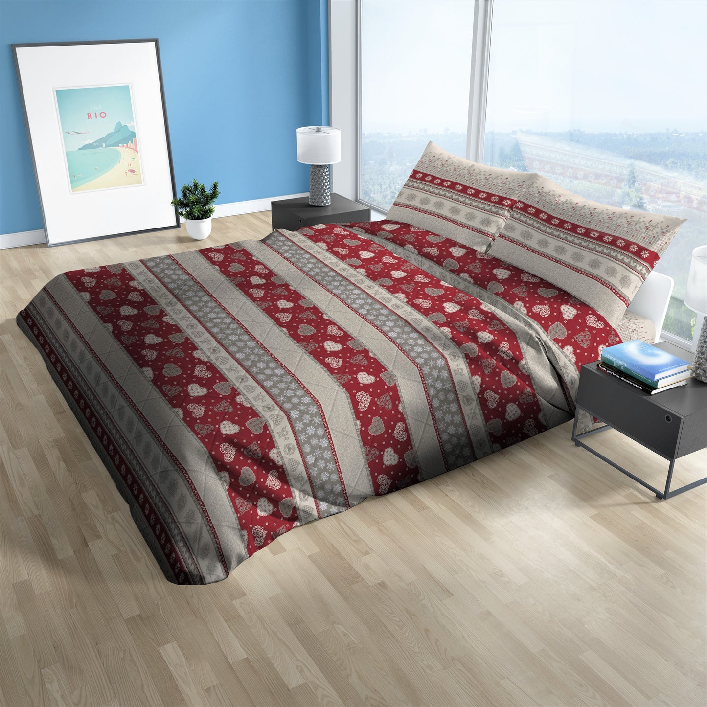 GC ArredoCasa Set Lenzuola 100%Cotone
