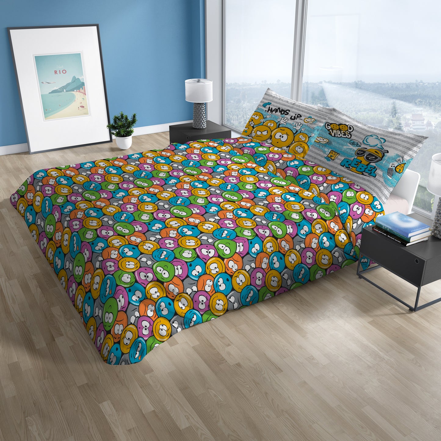 GC ArredoCasa Set Lenzuola 100%Cotone