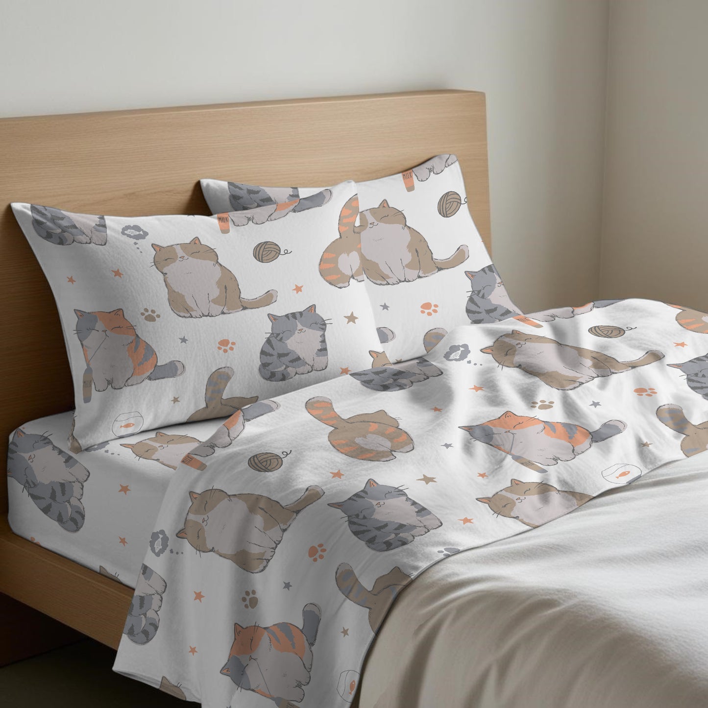 GC ArredoCasa Set Lenzuola 100%Cotone