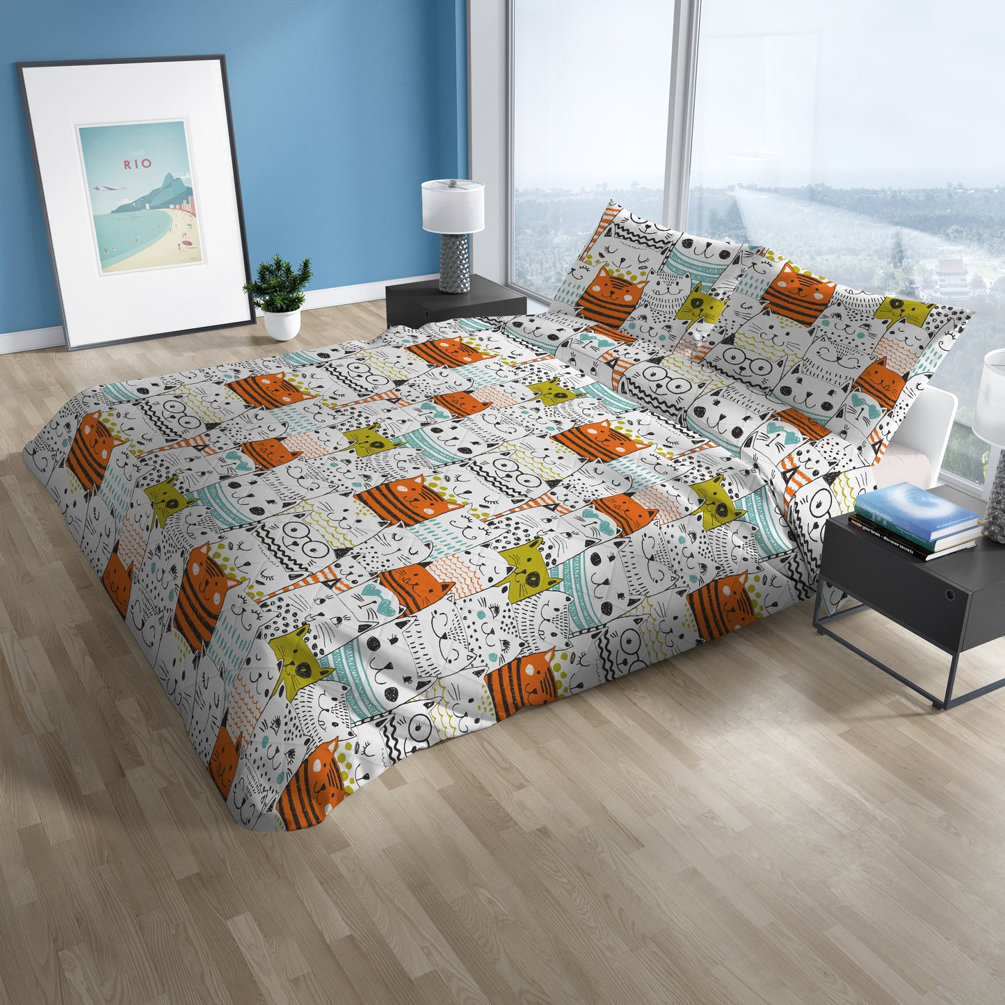 GC ArredoCasa Set Lenzuola 100%Cotone