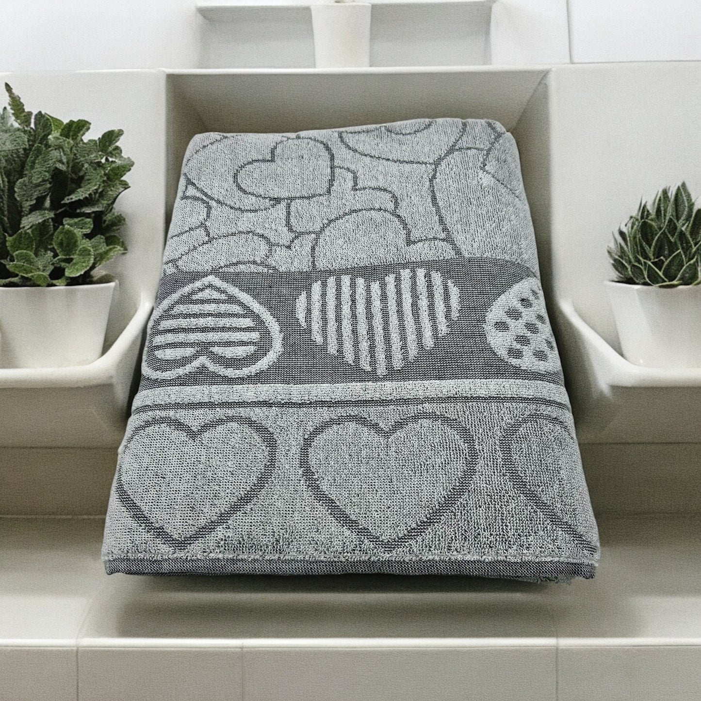 GC ArredoCasa Telo Bagno in 100% Spugna di Cotone - Modello HERTS TINTE FORTI - 100x150cm