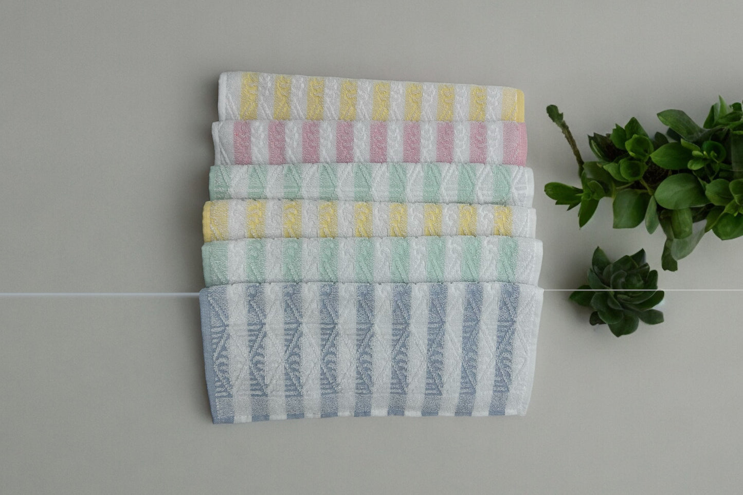 Gc ArredoCasa Ospite in 100% Spugna di Cotone - Modello Firenze - 40x60cm - Set 6 Pezzi