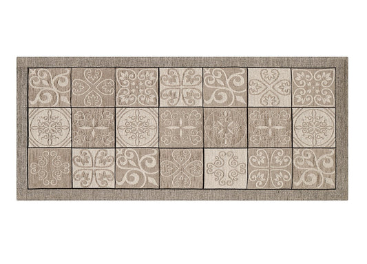 GC ArredoCasa Tapis de Cuisine Antidérapant Design Maiolica