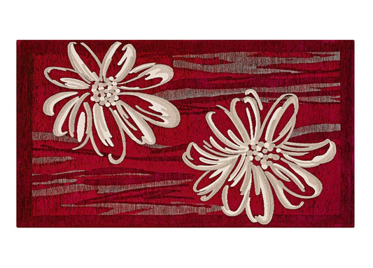 GC ArredoCasa Tapis en Velours avec Support Antidérapant Améthyste Design par Suardi