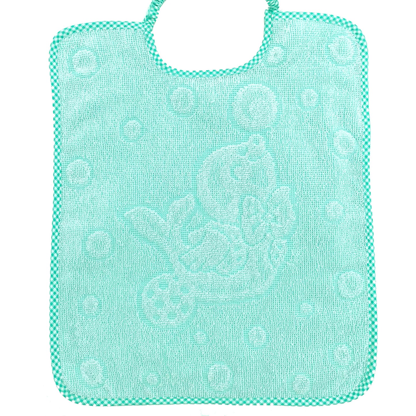 GC ArredoCasa Bavaglie/Bavaglini per Bambino/Neonato - Cotone Jacquard 100% Made in Italy - Ideali Per Asilo, Nido, Materna - Disegno FOCA/ORSETTO AVIATORE