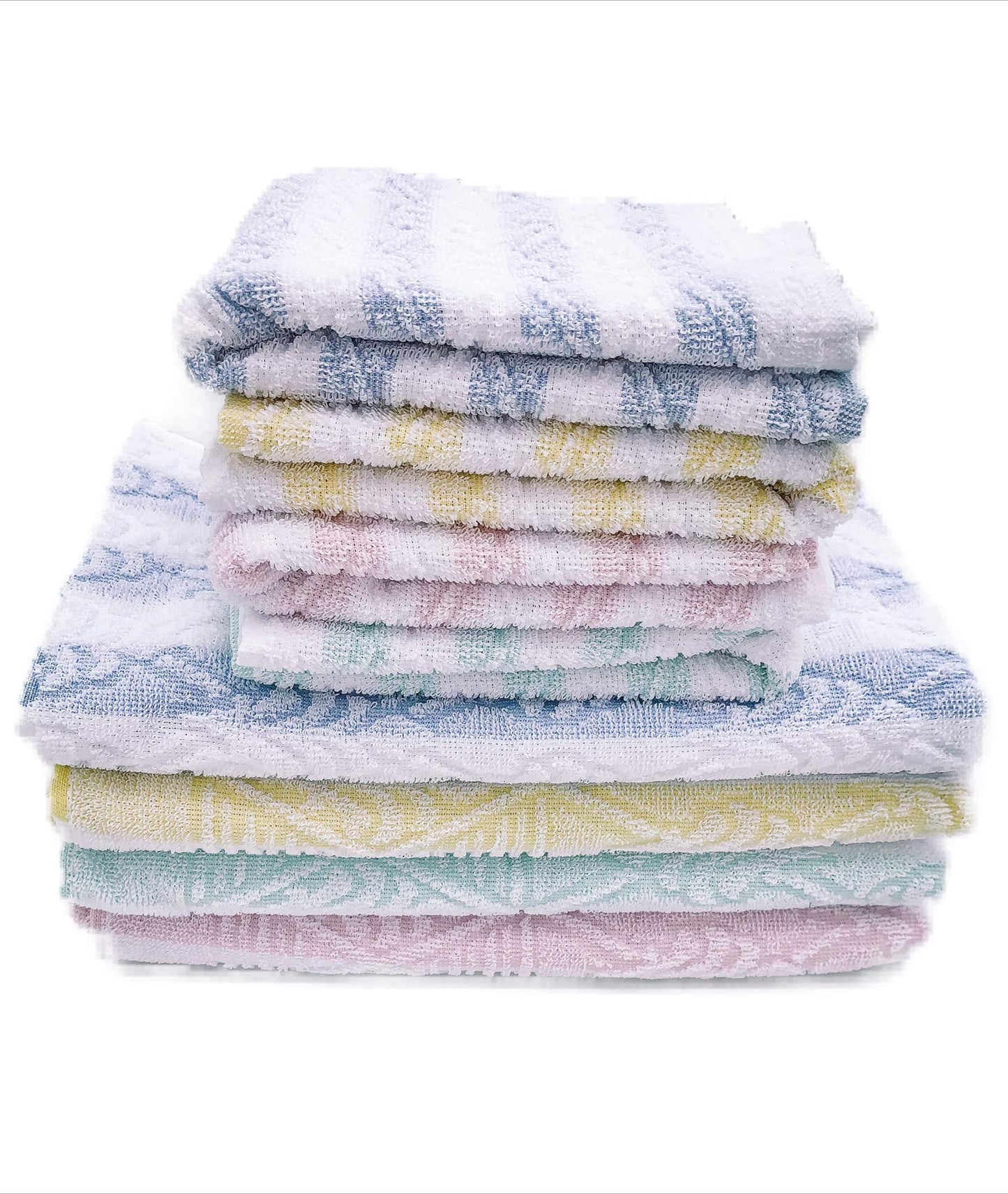 Gc ArredoCasa Ospite in 100% Spugna di Cotone - Modello Firenze - 40x60cm - Set 6 Pezzi