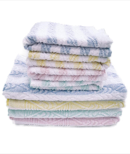 Gc ArredoCasa Ospite in 100% Spugna di Cotone - Modello Firenze - 40x60cm - Set 6 Pezzi